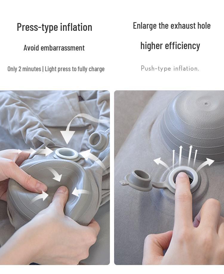 Two-Layer Portable Inflatable Footrest Mat for Yoga & Travel