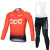 Herren Damen Radsport Trikot Trägerhose Set Atmungsaktiv Langarm Rennrad Outfit