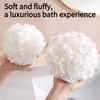 1PC Bath Ball Does Not Loose Bath Ball Flower Super Soft Rub Bath Foaming Ball Men and Women Large Bath Flower Bath Ball Cleaning Wipe Back