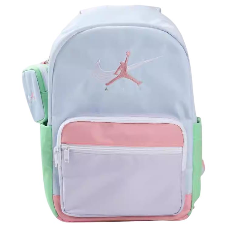 Jordan Sports Leisure Large Capacity Polyester Backpack Unisex Backpack Light-Blue JD2613175GS-003 Light Blue