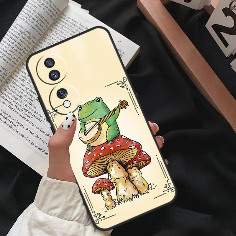 Cottagecore Frog Aesthetic For Honor Magic 8 6 7 Pro Case For Honor X9d X9c X9b X9a X8c X8b 200 400 50 70 90 Lite Win RT