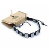 Magnetic Hematite Bracelet Flat Cube Beads