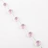 Morganite Gemstone 925 Sterling Silver Jewelry Handmade Bracelet 7-9" For Her RB-13-10
