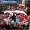 Tokyo anime Artwork 3pcs K-pop music group Bedding set,Ideal for Bedroom, Dormitory,Including Duvet Cover And 2pcs Pillowcases,Fan gifts