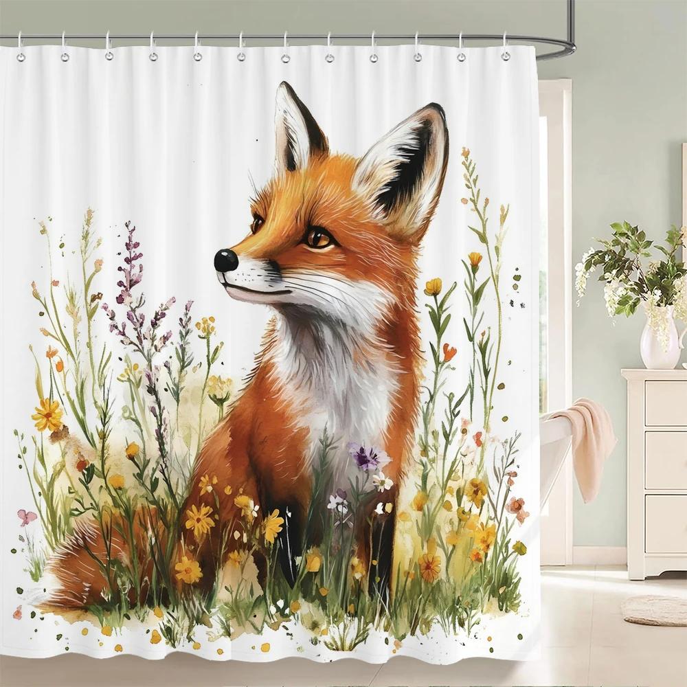 Green Frog Cute Shower Curtain Bathroom Funny Cartoon Waterproof Bath Curtain Polyester Fabric Dafield Bath Screen With 12 Hooks