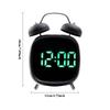New Alarm Concise And Practic Clock Double Bell Super Loud for Heavy Sleepet Mode 12/24H Night Anti-disturb Table LED Clock