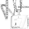 67 Necklace  Punk Tag Letter Stainless Steel Pendant Necklaces For Men Women Jewelry Sportsmanship Gift