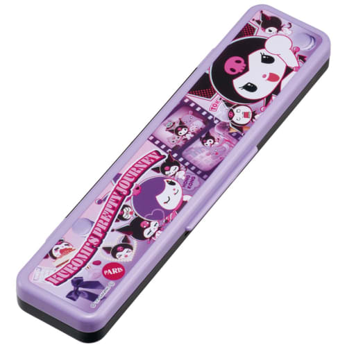 Skater Chopstick Spoon Combination Set 18cm Antibacterial Treated Lunch Box for Adults Comes with Silicone Cushion and Doesn't Make a Sound Made In Ja