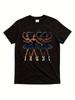 Schweres Baumwoll-T-Shirt - Afroamerikanisches Ballerina-Grafik-T-Shirt mit drei B