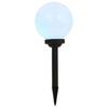 Vidaxl Lampy Solarne Do Ogrodu, 6 Szt., Led, Kuliste, 20 Cm, Rgb