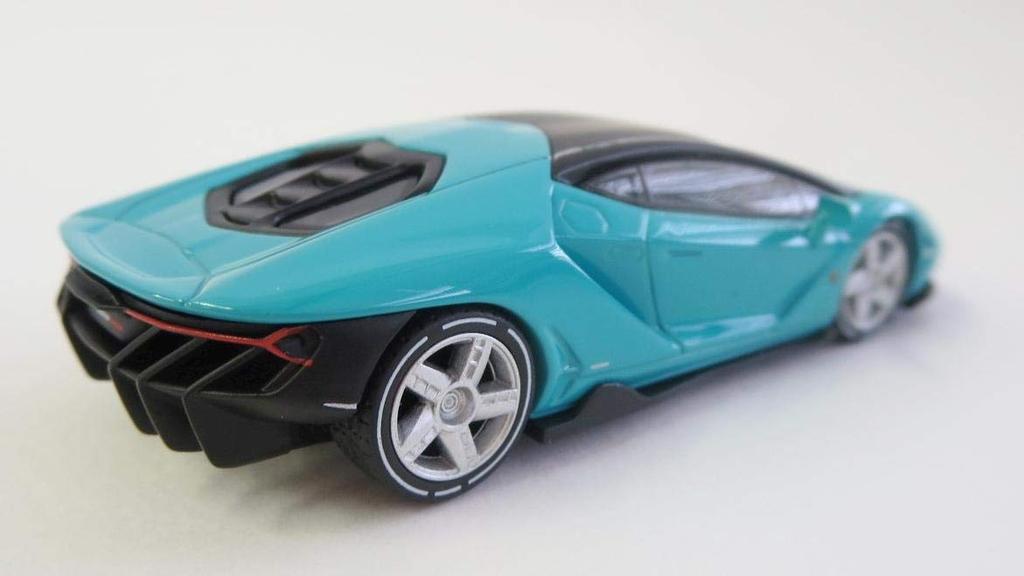 Bunka Original Scale Mini Car Series Lamborghini Centenario Finished Product 1/64 Blue/Black