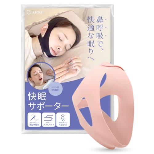 

REOLF Snoring Prevention Aid, Sleep Aid, Prevents Nose and Mouth Breathing, Reduces Snoring Noise, Promotes Nasal Breathing, Sleep Supporter, Skin-Fri