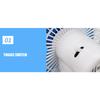 12/24V Car Mini Fan 180 Degree Rotating Adjustable Cooling Low Noise Strong Wind Vehicle Wind Air Cooler Conditioner Fans