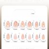 3D Summer Fresh Wear Nail Shell Starfish Nail Art Fake Nail Short Almond Nail Wearable Nail Piece Finished Product