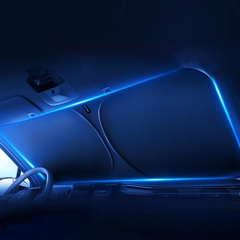 Auto-Sonnenschutz Hitzeschutz Faltbarer Windschutzscheiben-Sonnenschutz