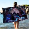 D-Devil May Cry Bath Towel Microfiber Soft Water Absorbing Breathable For Girl Kids Decorative Cartoon Beach Towel