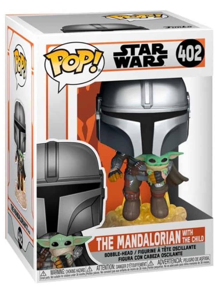 Funko Star Wars The Mandalorian The Mandalorian with The Child POP! #402 [Used]