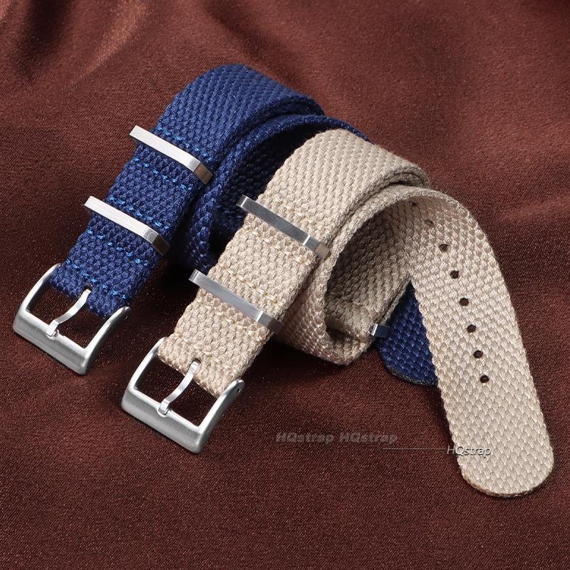 Cinturino in Nylon 20mm 22mm Cinturino per Orologio Impermeabile Cinturino per Orologio in Nylon Braccialetto Sportivo Militare Dropshipping Cinturino da Polso di Alta Qualità