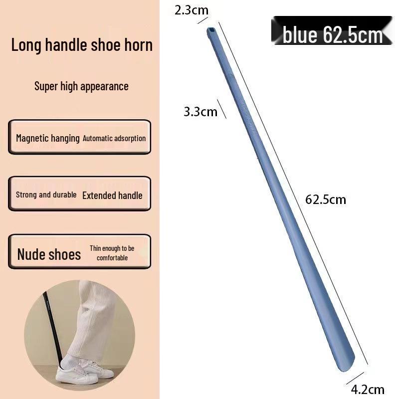 Magnetyczny łyżkodrap do butów z długą rączką - Premium podnośnik do butów dla seniorów i kobiet w ciąży