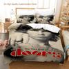 The Doors Jim Morrison Bettwäsche-Set Einzelbett Twin Full Queen King Size Bettwäsche-Set Aldult Jungen Schlafzimmer Bettbezug-Sets 3D Lit