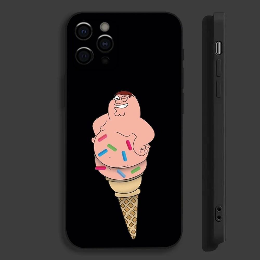 Cartoon F-Family Cute G-Guys Phone Case For Apple iPhone 15,14,13,12,11,Pro,X,XS,Max,XR,Plus,Mini Soft Black Cover