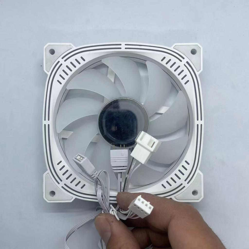 Prism Case 12CM ARGB Desktop Cooling Fan, 3-Pin, 12V/5V, Temp Control, Silent Operation