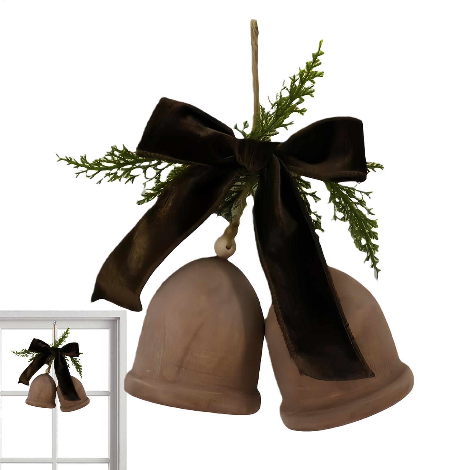 Колокольчики Рождественский Декор Деревянный Праздничный Традиционное Украшение Рустикальные Рождественские Колокольчики Для Семьи Друзей Дома Праздничный Внутренний Наружный Others