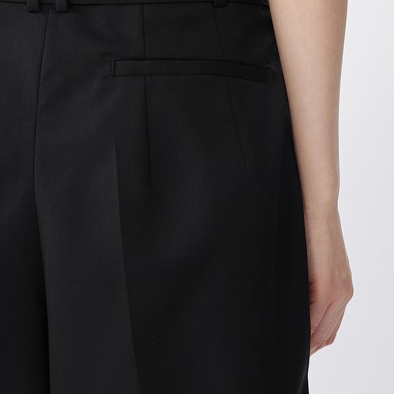 JNBY 2025 Summer Women's Loose Wide-Leg Cropped Casual Pants