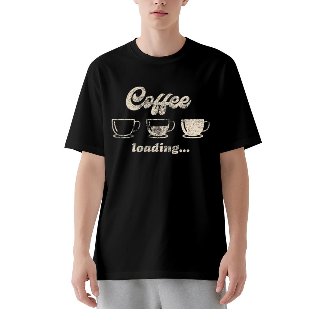Womens Coffee Loading Tshirt Funny Mugs Caffiene Computer Novelty Tee