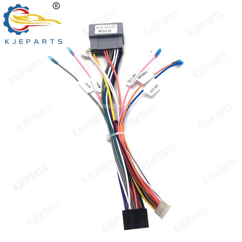 22Pin Connector Accessories Radio Wire Harness with Canbus for Jeeps Gran Cherokes 2005 Car Android Player