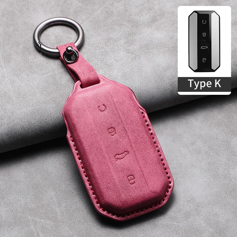 Sheepskin Car Remote Key Case Cover Shell For Chery Jaecoo 5 7 J5 J7 2025 2026 Car Key Case Cover Protector Keychain Accessories