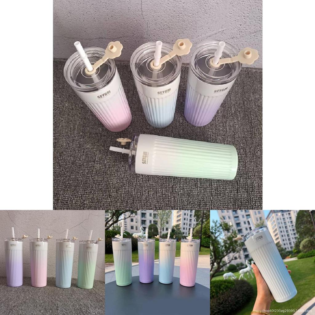 Modern And Minimalist Large Capacity 500ml Coffee Mug For Car Use With Double Wall Insulation