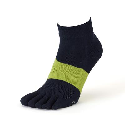 Tabio Racing Run Größen Marineblaue Fünf-Zehen-Socken, 25,0-27,0 cm,