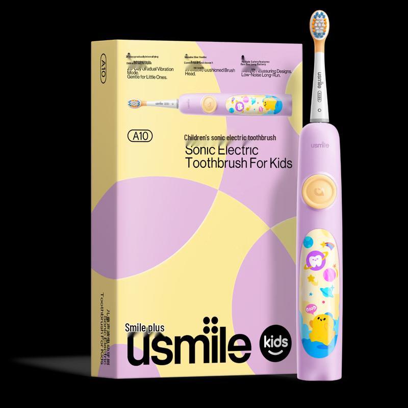

usmile A10 Детская звуковая электрическая зубная щетка вилка CN (адаптер в комплекте)