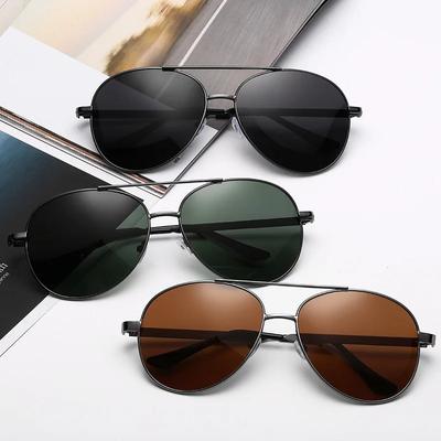 Classic Vintage Metal Sunglasses Men's New Driving Sunshade Sun Glasses Outdoor Sports Ellipse Eyewear UV400