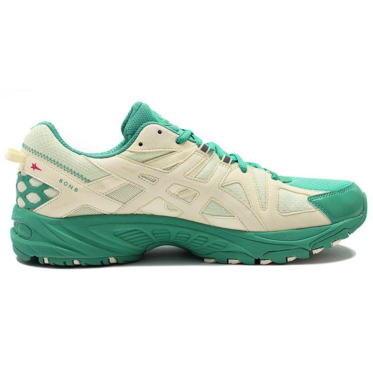 Asics Gel-Kahana Tr Comfortable Fabric Synthetic Leather Low-Top Long Distance Running Shoes Unisex Sneaker Green 1203A236-300