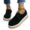 Large Size  Women's Comfort Breathable Suede Sneakers Ladies Low Top Thick Sole Casual Sports Shoes for Women Zapatos Mujer2025