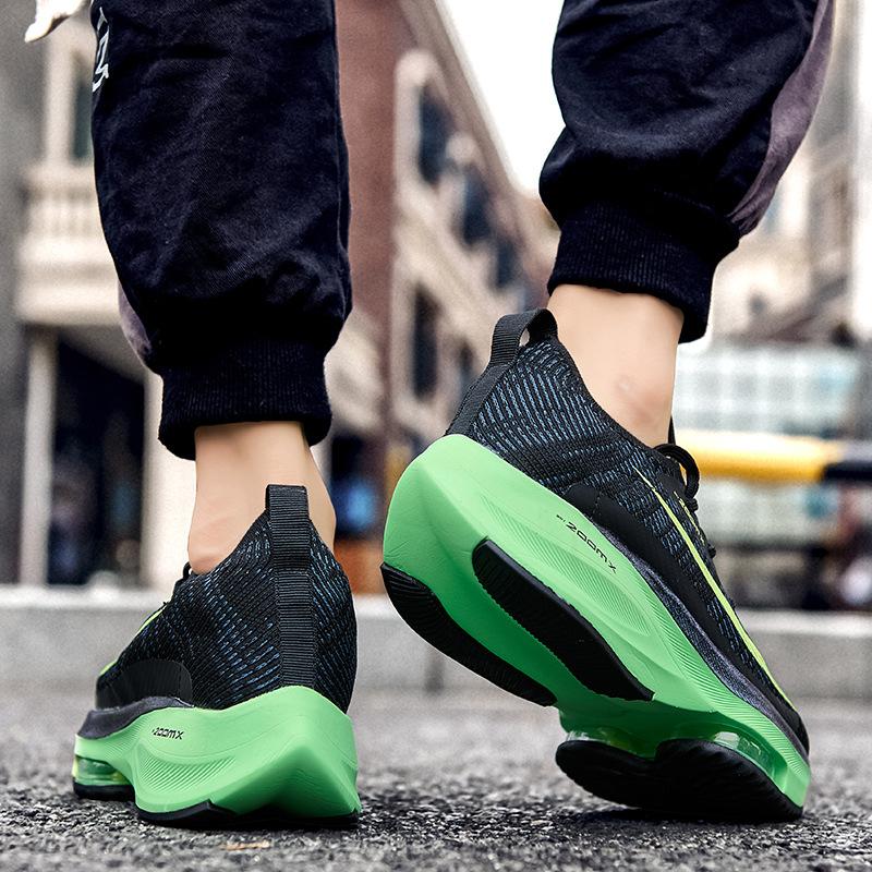 2025 Autumn New Moon Landing Couple Breathable Running Shoes Marathon Training Sports Shoes Air Cushion Running Shoes