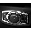 Fit For Ford F150 F-150 2015- A ABS Headlight Button Frame Chrome Cover Trim