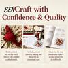 Handmade Home Decor Accessories Patchwork Bow Sewing Kit, Large Fabric DIY Sunflower Pattern Kit Pumpkin Quilted Craft for Adults, Farmhouse