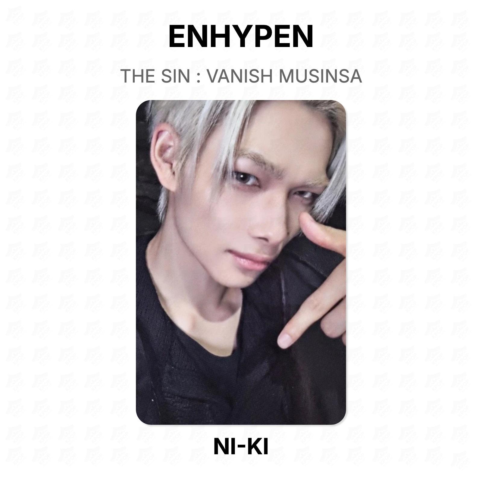 ENHYPEN THE SIN : VANISH MUSINSA Offizielle Fotokarte NI-KI