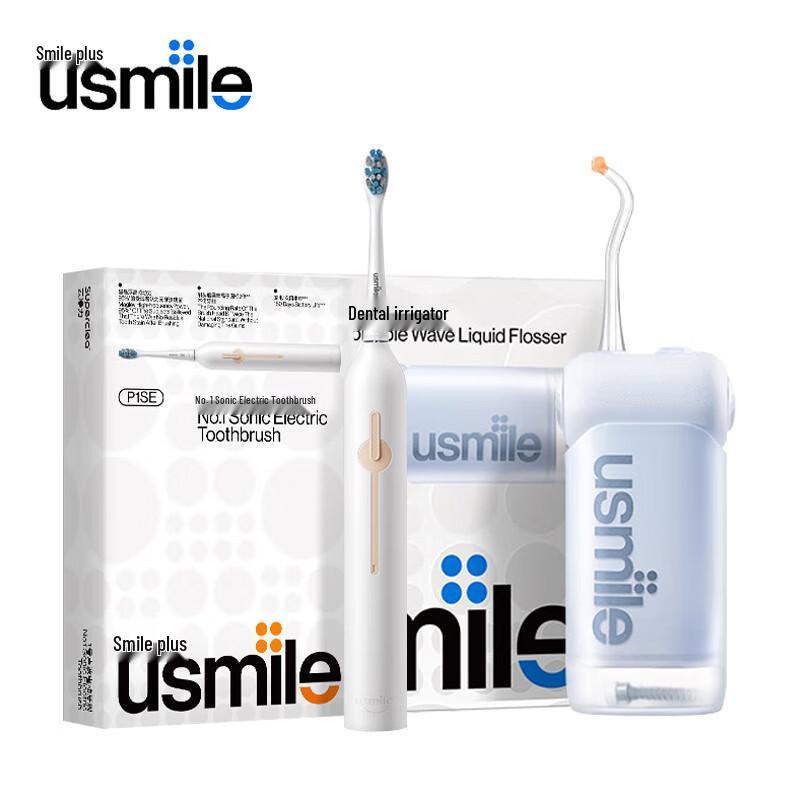 

usmile P1SE Electric Toothbrush & C10S Water Flosser Set