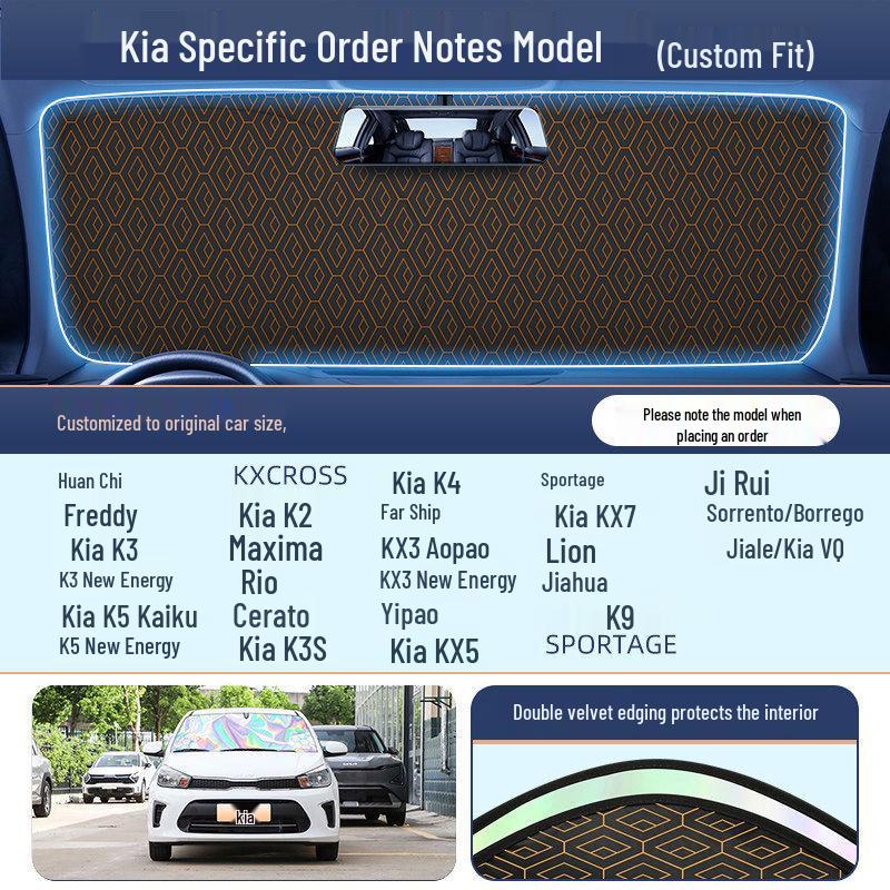 Car Windshield Sunshade Umbrella: Heat Insulation, Blackout Curtain, Sun Protection for Small Cars