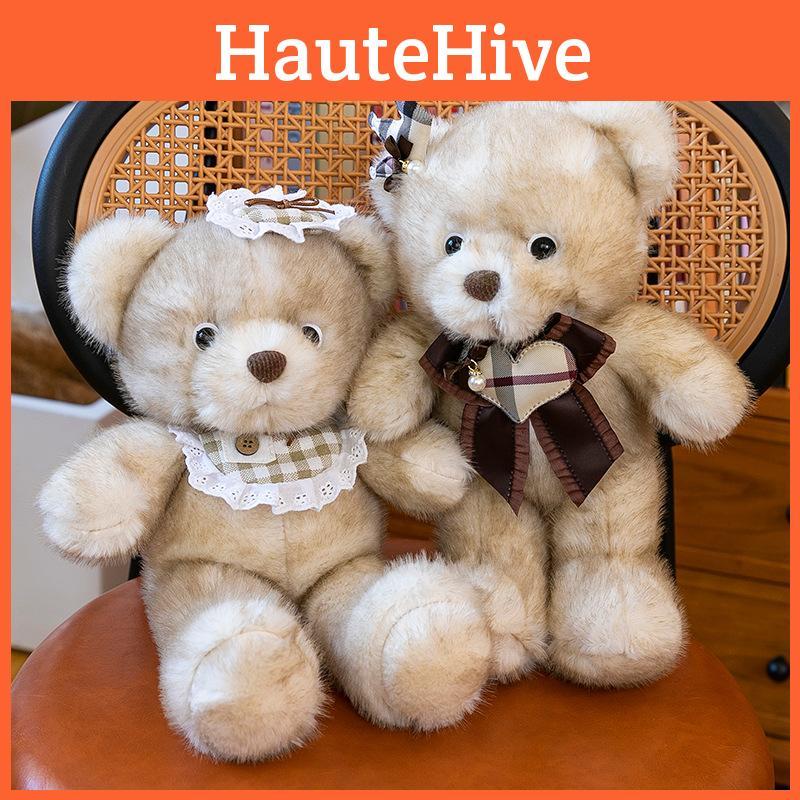 Teddy Bear With Clothes Plush Toy Cartoon Stuffed Doll Decoration Kids Gift