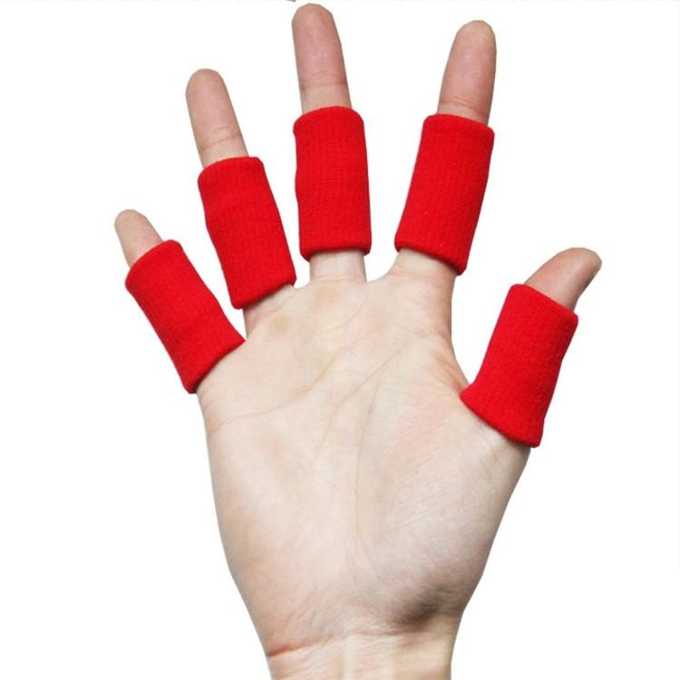 10Pcs Finger Guards Unisex Stretch Professional Outdoor Basketball Volleyball Badminton Fitness Sports Finger Joint Guards
