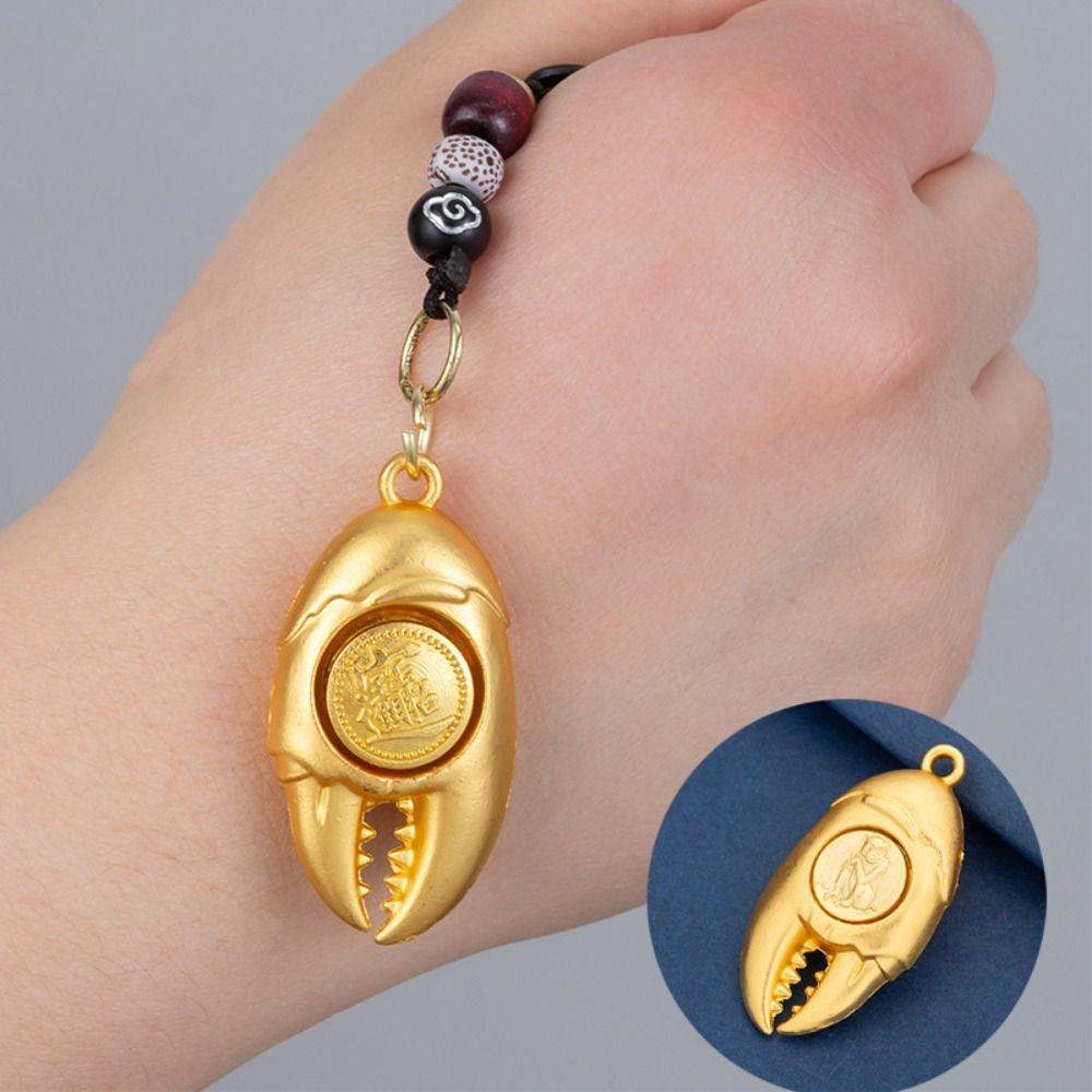 Hanging Rotating Keychain Chinese Style Car Keychain Creative Zodiac Keychain  Gift