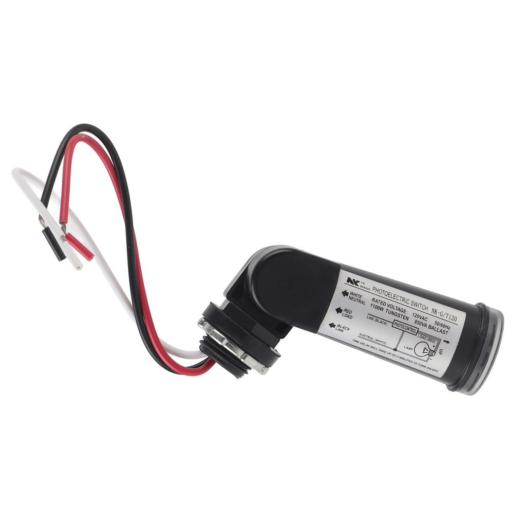 50/60Hz Lyssensorstyring Automatisk På/Av Fotoelektrisk Bryter for Belysningsarmaturer 120V AC