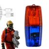 Red Blue LED Shoulder Warning Light Shoulder Clip Light Sanitation Worker Safety Patrol Alarm Flash Signal Strobe Lamp