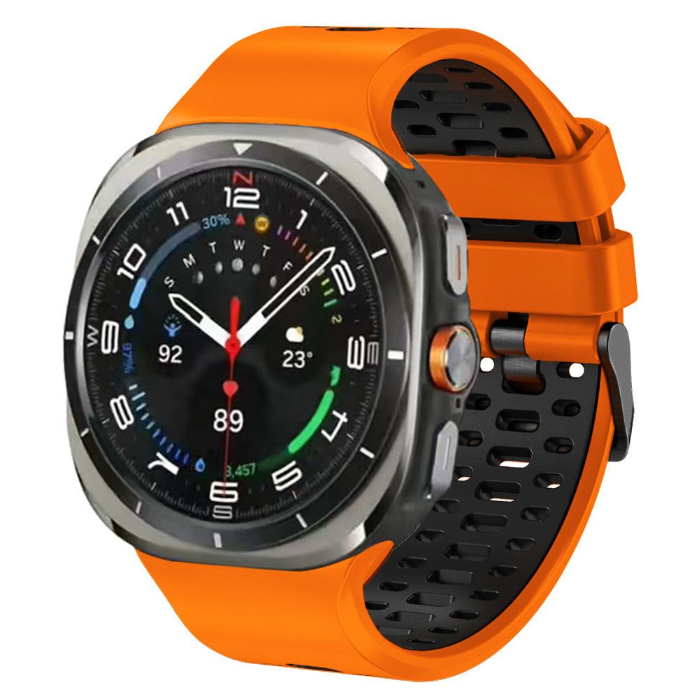 Strap for Samsung Galaxy Watch Ultra 2 2026 47mm Sport Silicone Band Wristband for Galaxy Watch 7 Ultra 2025/2024 Bracelet
