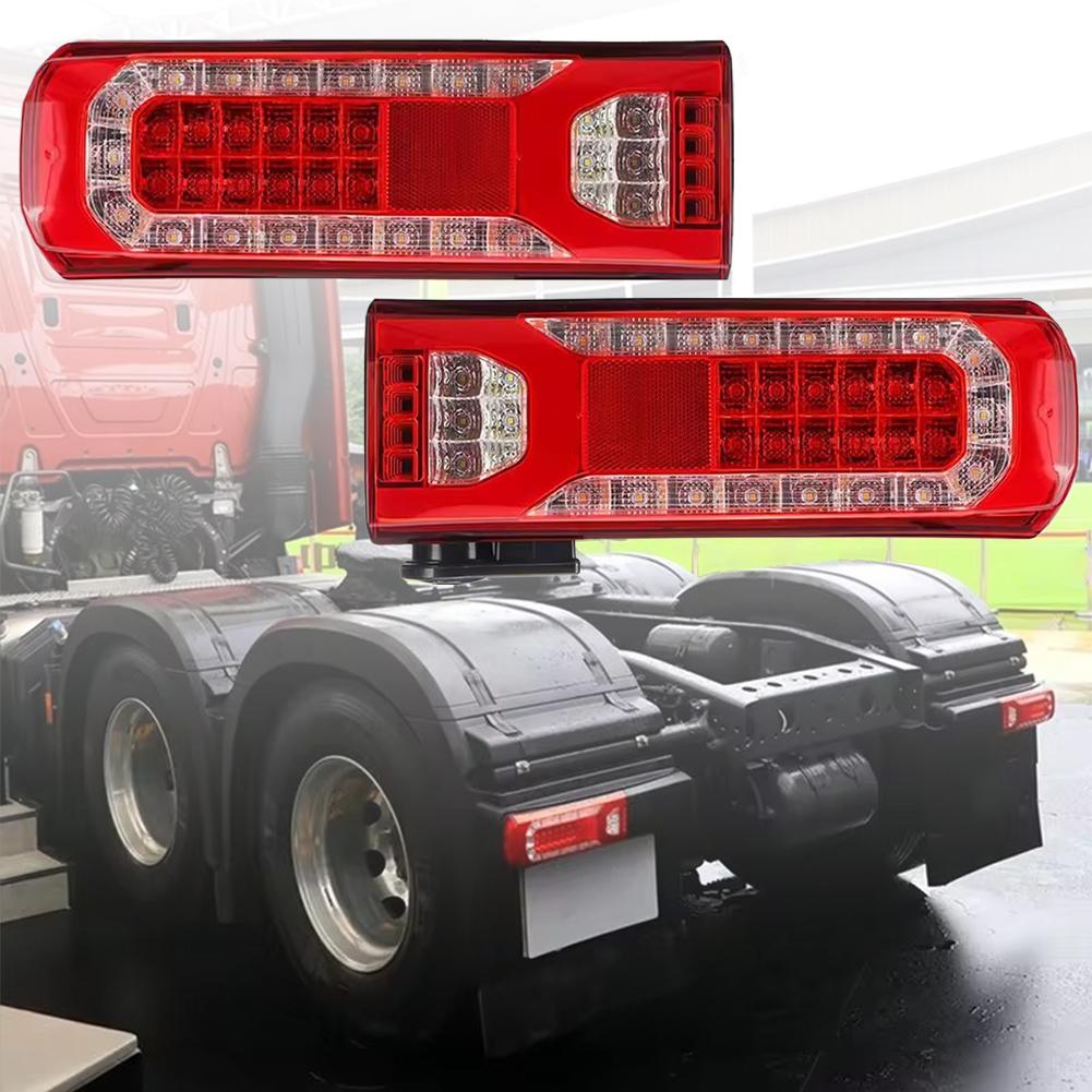 NEW ACTROS LED Tail Lamp 24V Car Trailer Trucks Tail Lights Car LED Rear Tail Light Running Turn Signal for Benz Truck 1pcs Q9C8